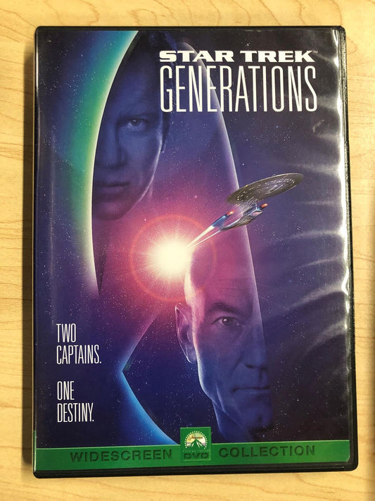 Star Trek Generations (DVD, 1994, Widescreen) - J1105