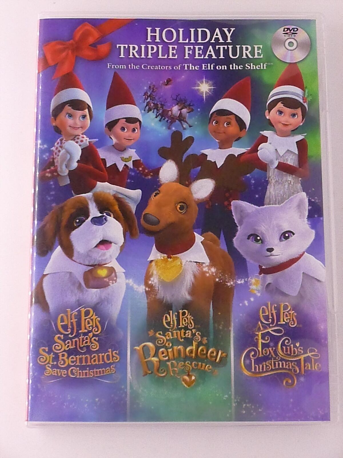 Elf Pets - Santas St. Bernards Save Christmas, Santas Reind.. (DVD, 3-film) - K6