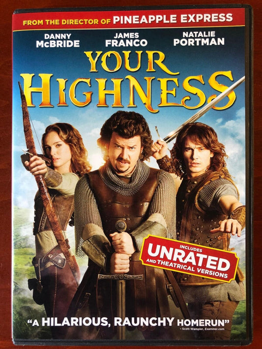 Your Highness (DVD, unrated and theatrical, 2011) - K10