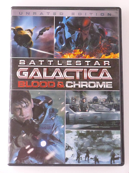 Battlestar Galactica Blood and Chrome (DVD, Unrated, 2012) - J1231
