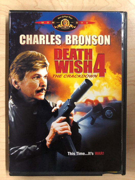 Death Wish 4 The Crackdown (DVD, 1987) - J1231