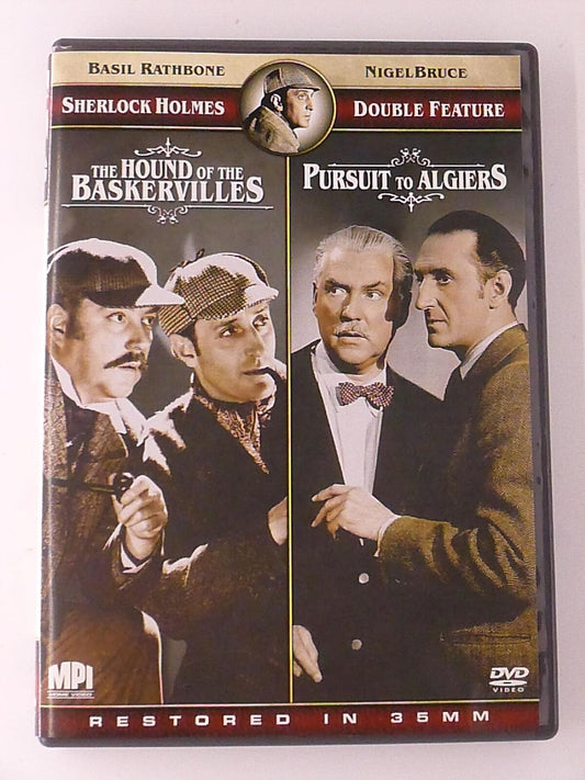 Sherlock Holmes - Hound of the Baskervilles, Pursuit to A..(DVD, 2-film) - J1105