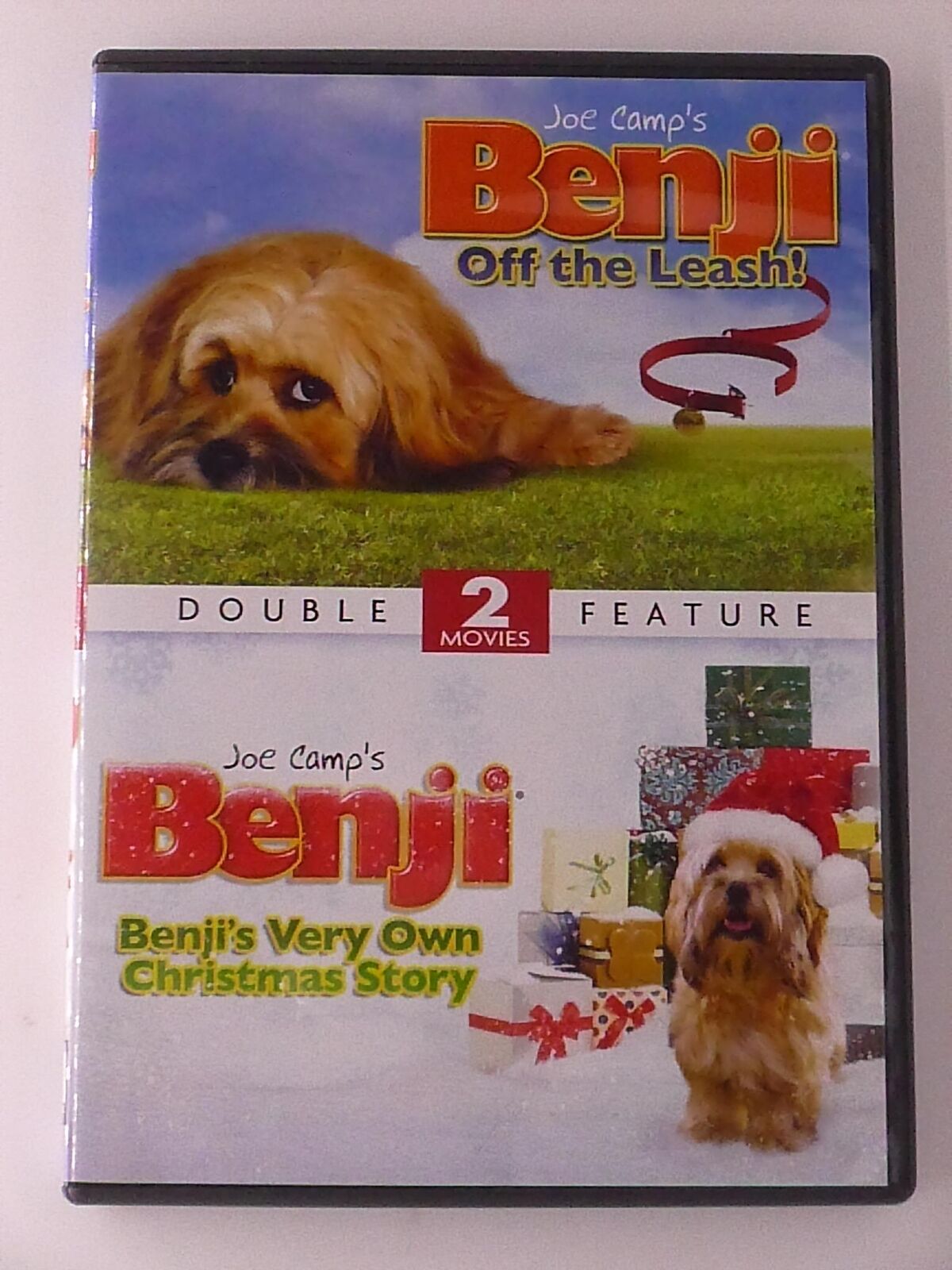 Benji Off the Leash - Benjis Very Own Christmas Story (DVD, double feature) - K6
