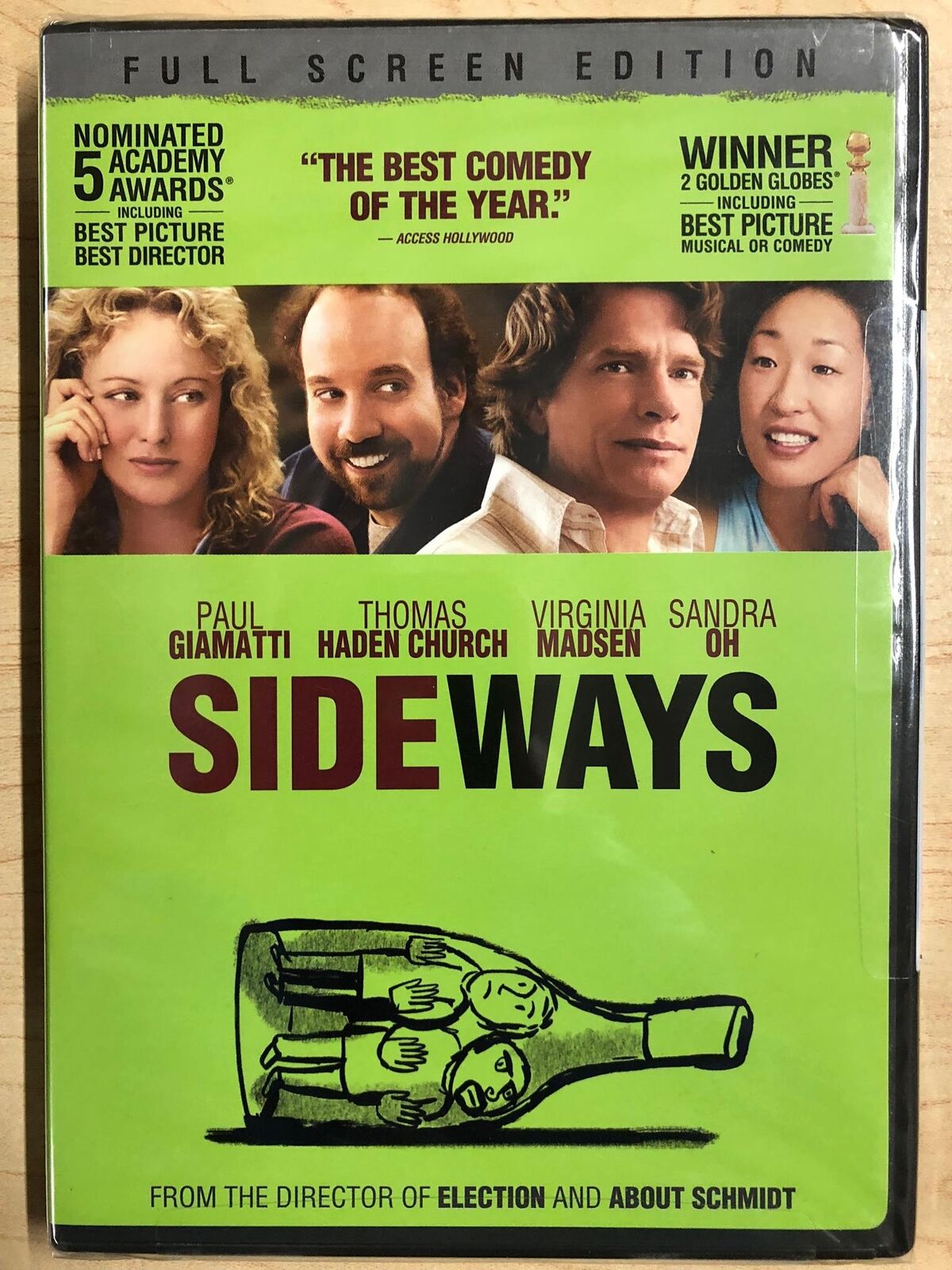 Sideways (DVD, Full Screen, 2004) - NEW24