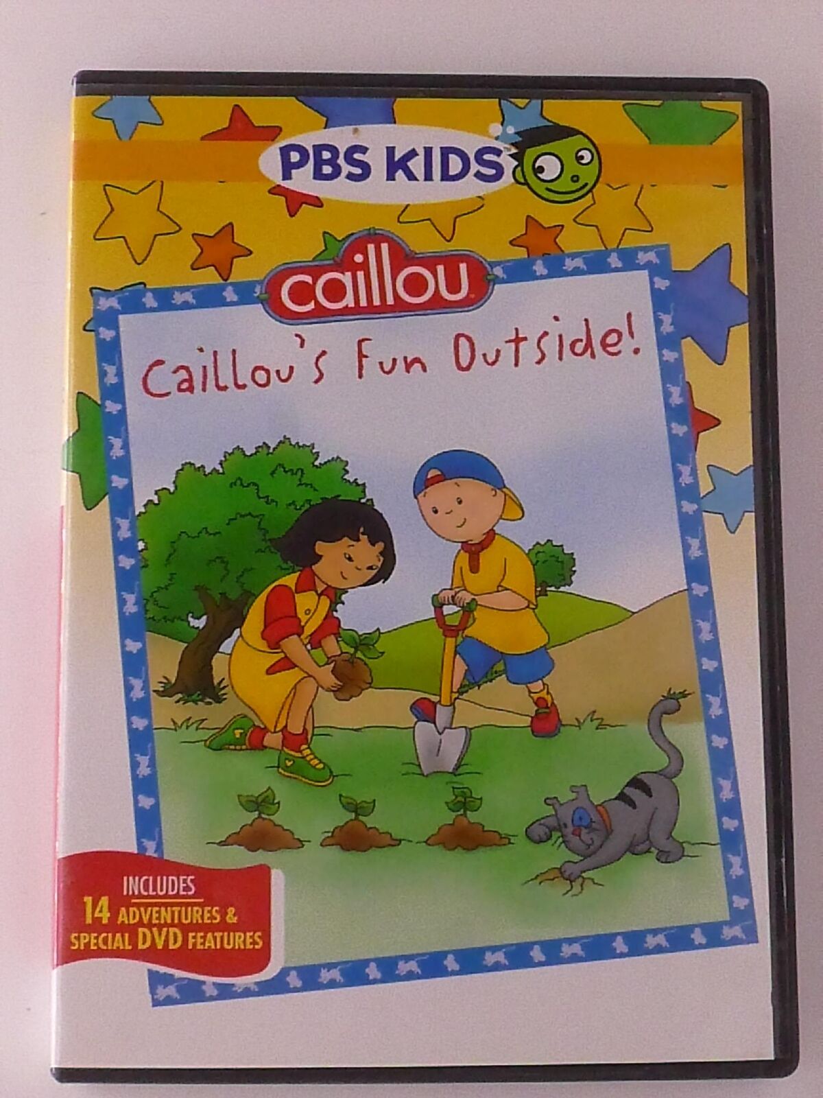 Caillou - Caillous Fun Outside (DVD, PBS Kids, 14 adventures) - K0303