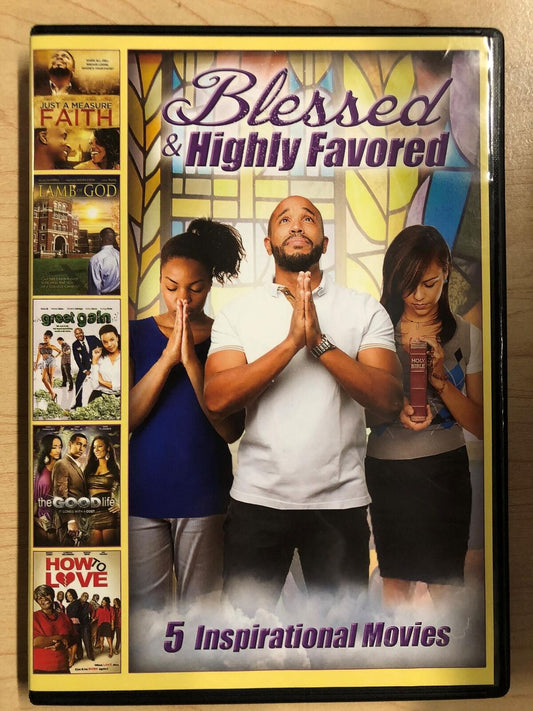 Blessed and Highly Favored 5 Inspirational Movies - Lamb of God,.. (DVD) - J1105