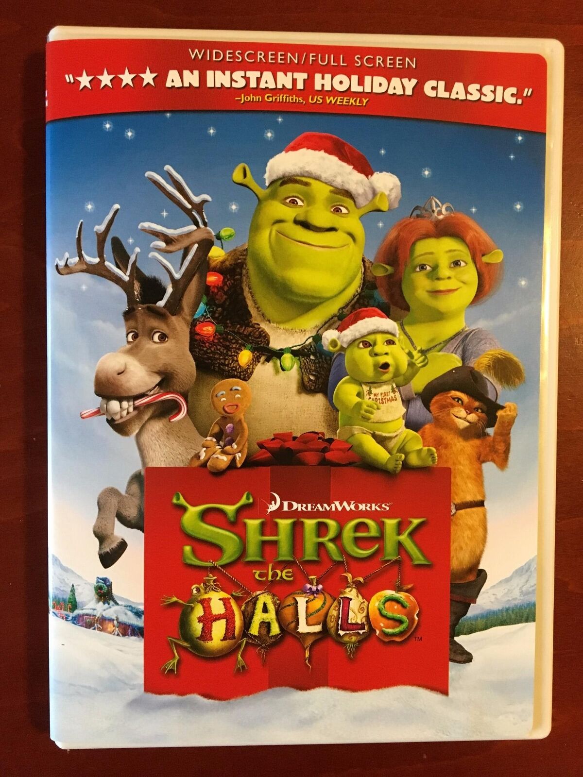Shrek The Halls (DVD, 2007, Christmas) - K10
