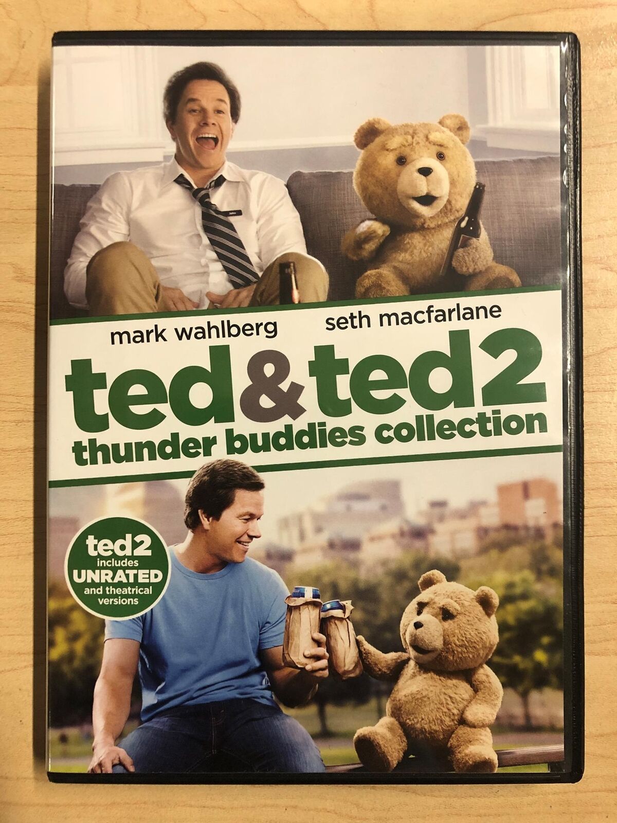 Ted and Ted 2 (DVD, unrated, double feature) - K7