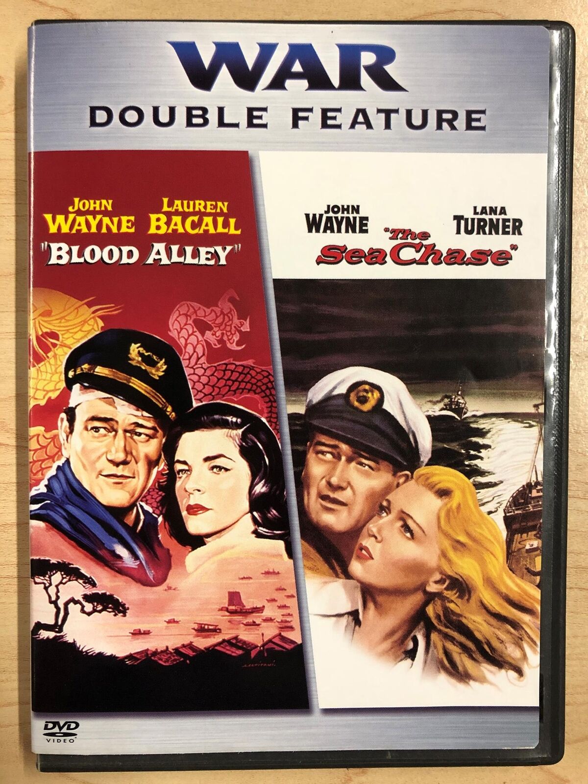 Blood Alley - The Sea Chase (DVD, double feature) - K9