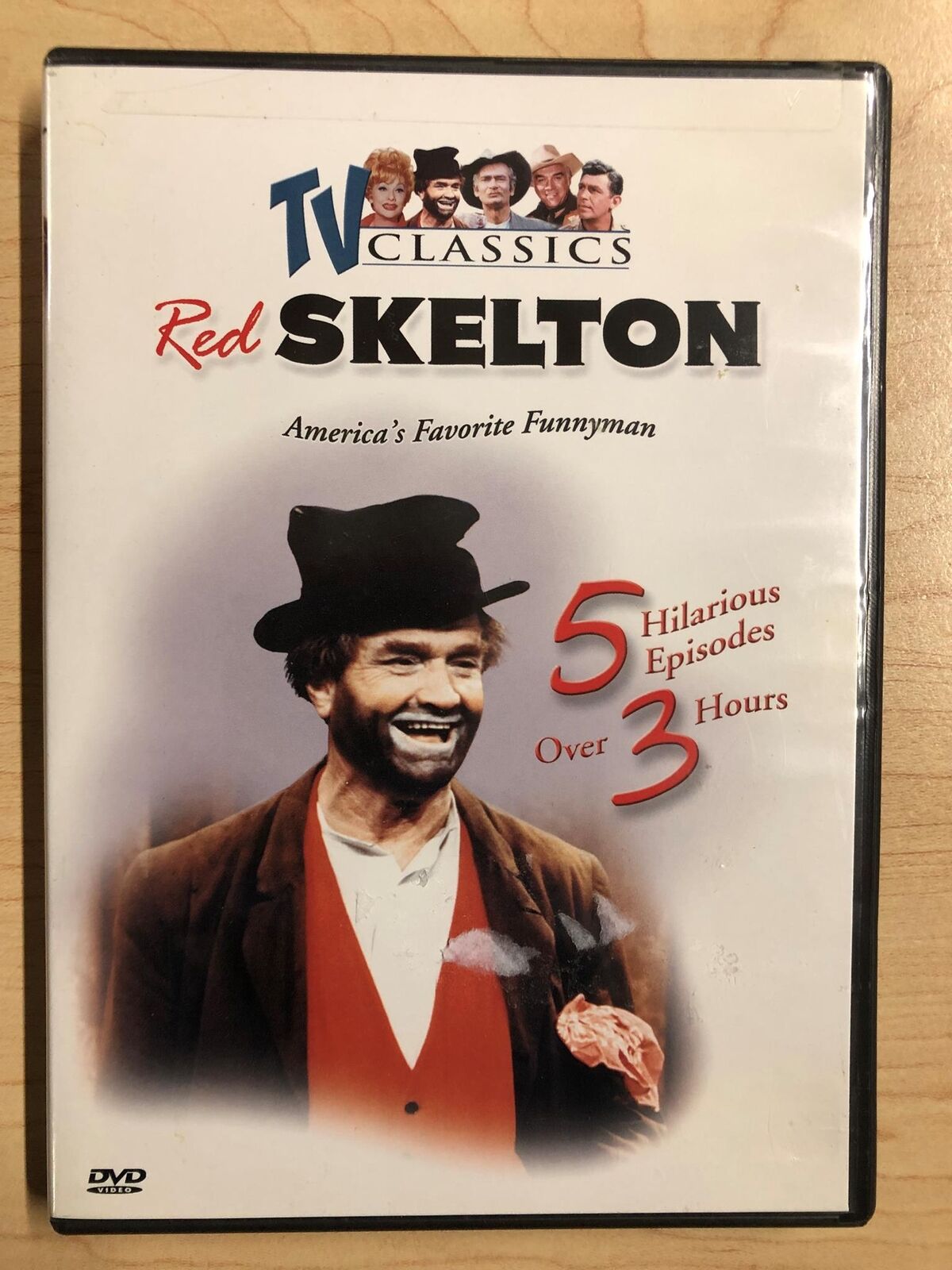 Red Skelton Volume 3 (DVD, 5 Episodes, TV Classics) - K0428