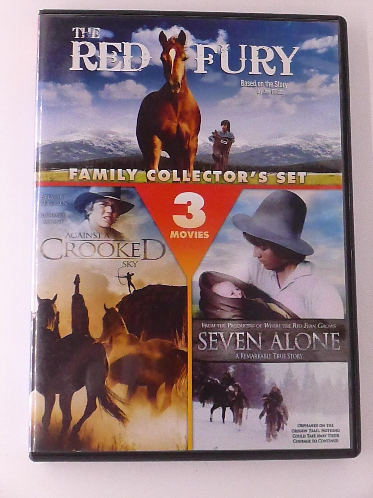 The Red Fury, Against a Crooked Sky, Seven Alone (DVD, 3-film) - K5