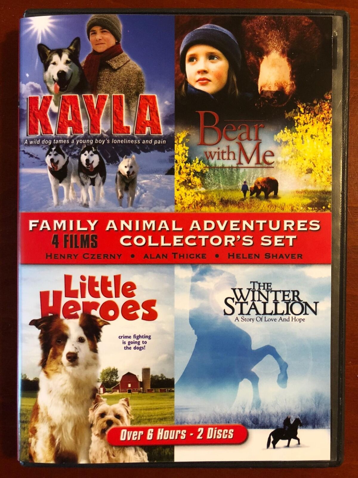 Family Animal Adventures - Kayla, Bear with Me, Little..., (DVD, 4-film) - K7