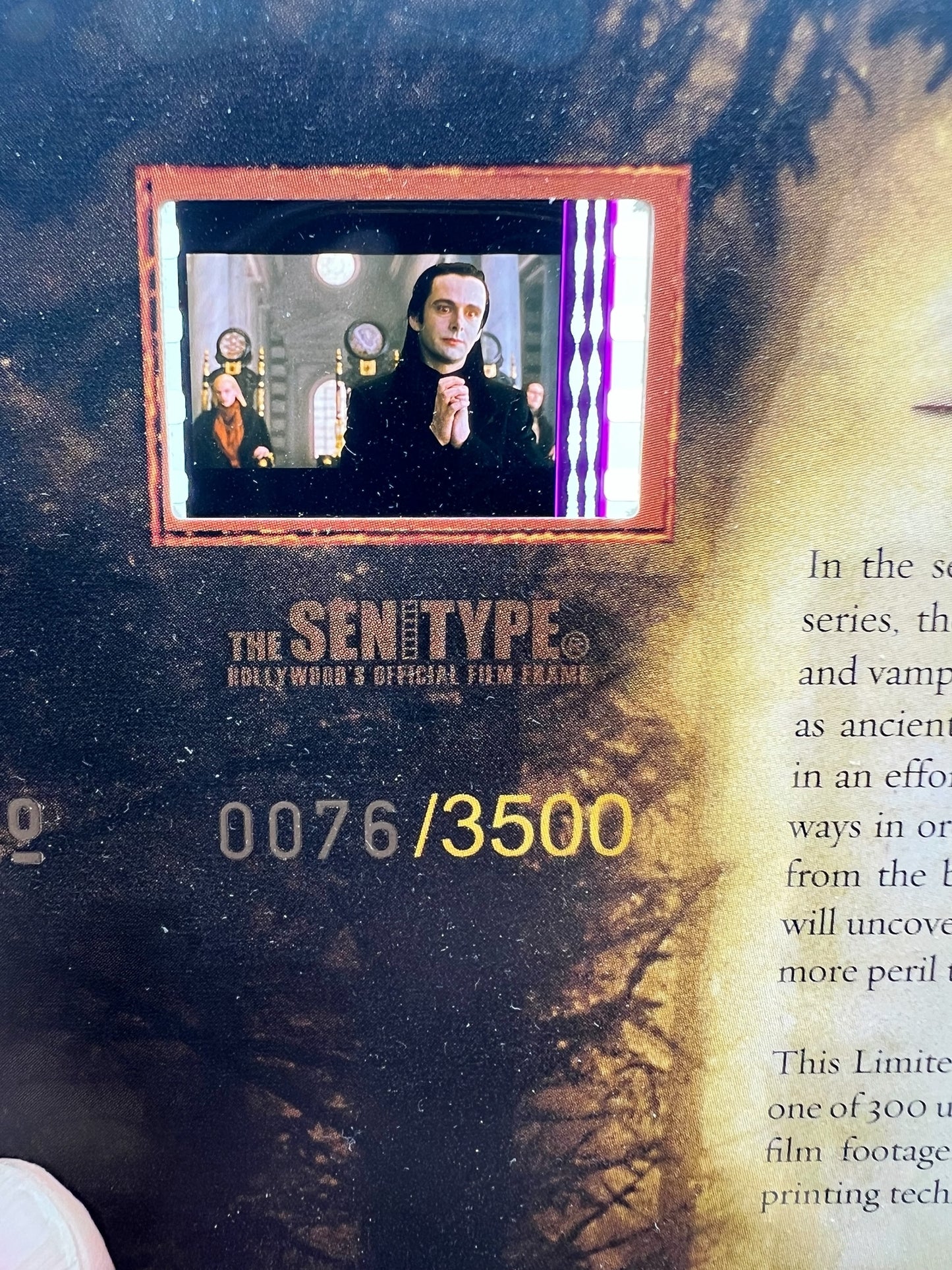 The Twilight Saga: New Moon - Senitype Film (Number 0076/3500)