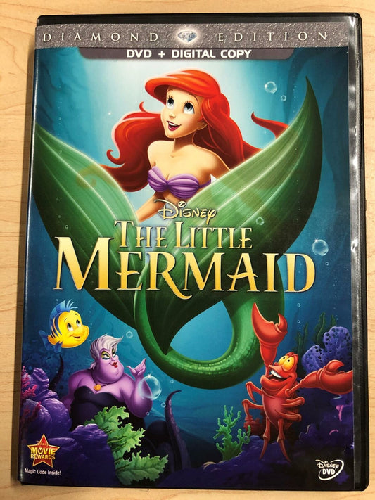 The Little Mermaid (DVD, Diamond Edition, Disney, 1989) - K10