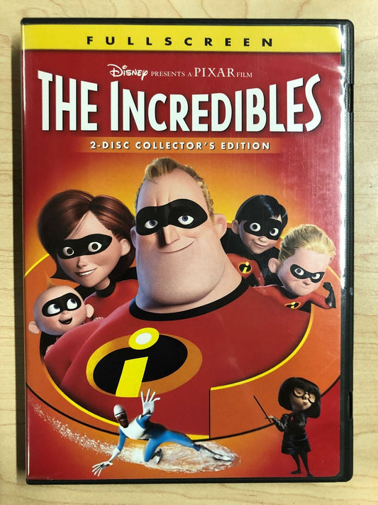 The Incredibles (DVD, 2-Disc, Fullscreen, Disney, 2004) - K10