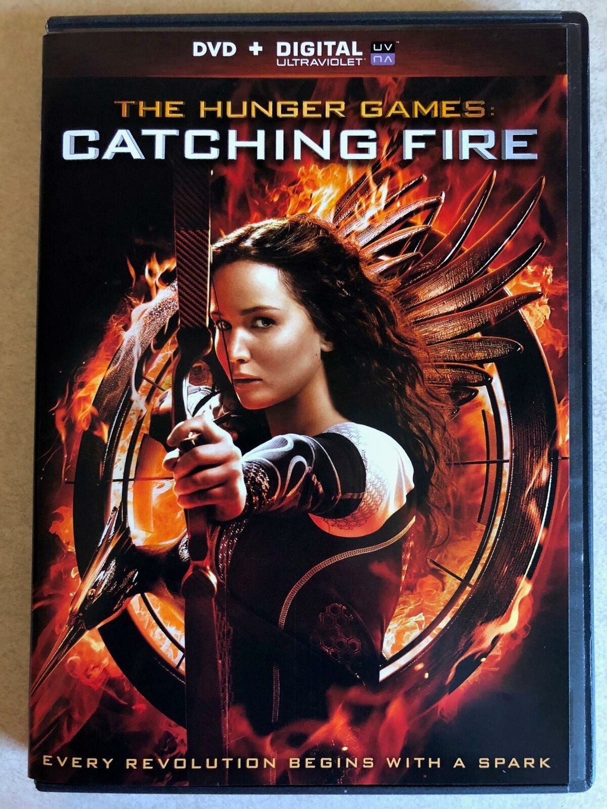 The Hunger Games - Catching Fire (DVD, 2013) - J0917