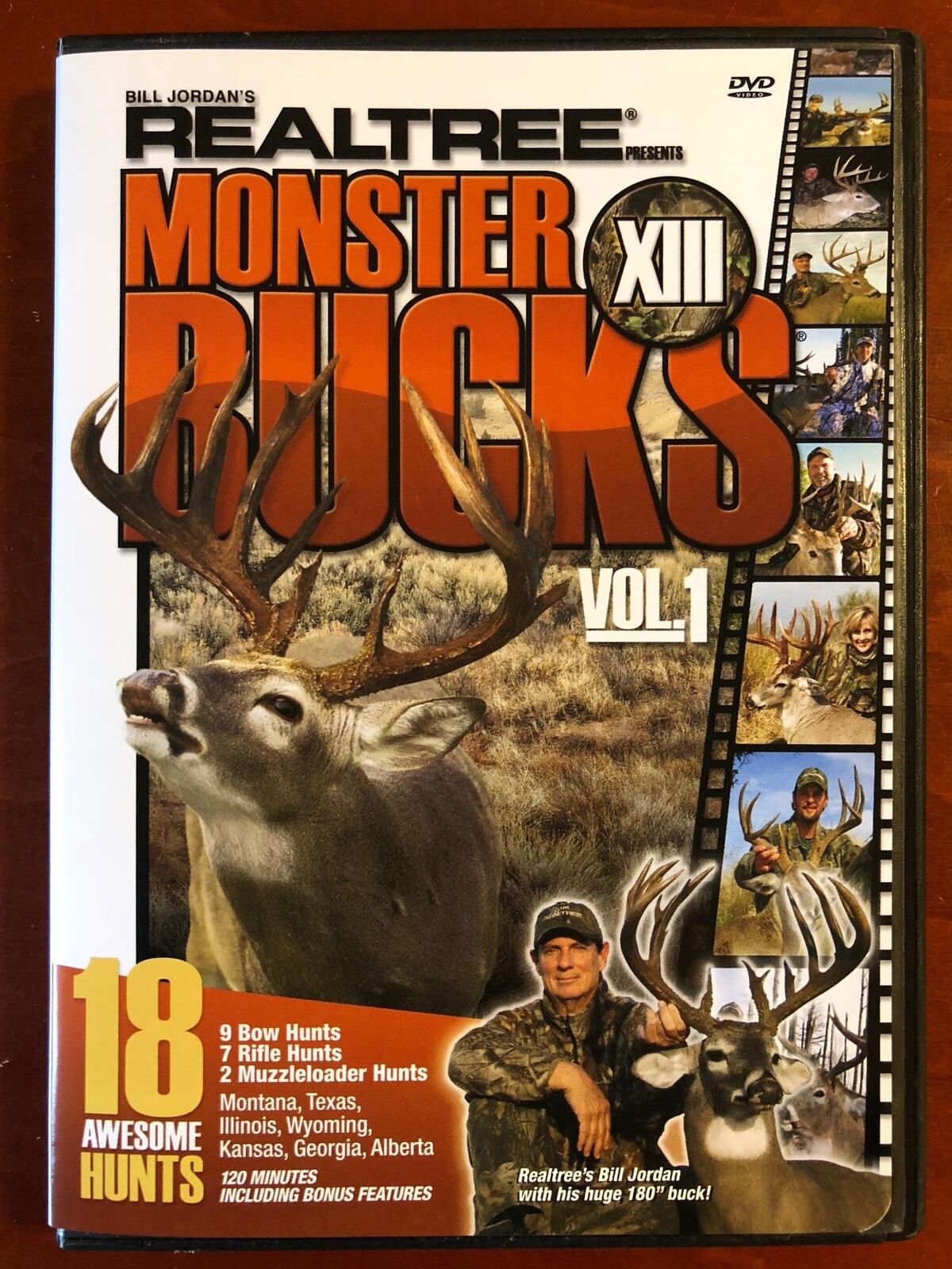 Bill Jordans Realtree Monster Bucks XIII Volume 1 (DVD, 2005) - H1226
