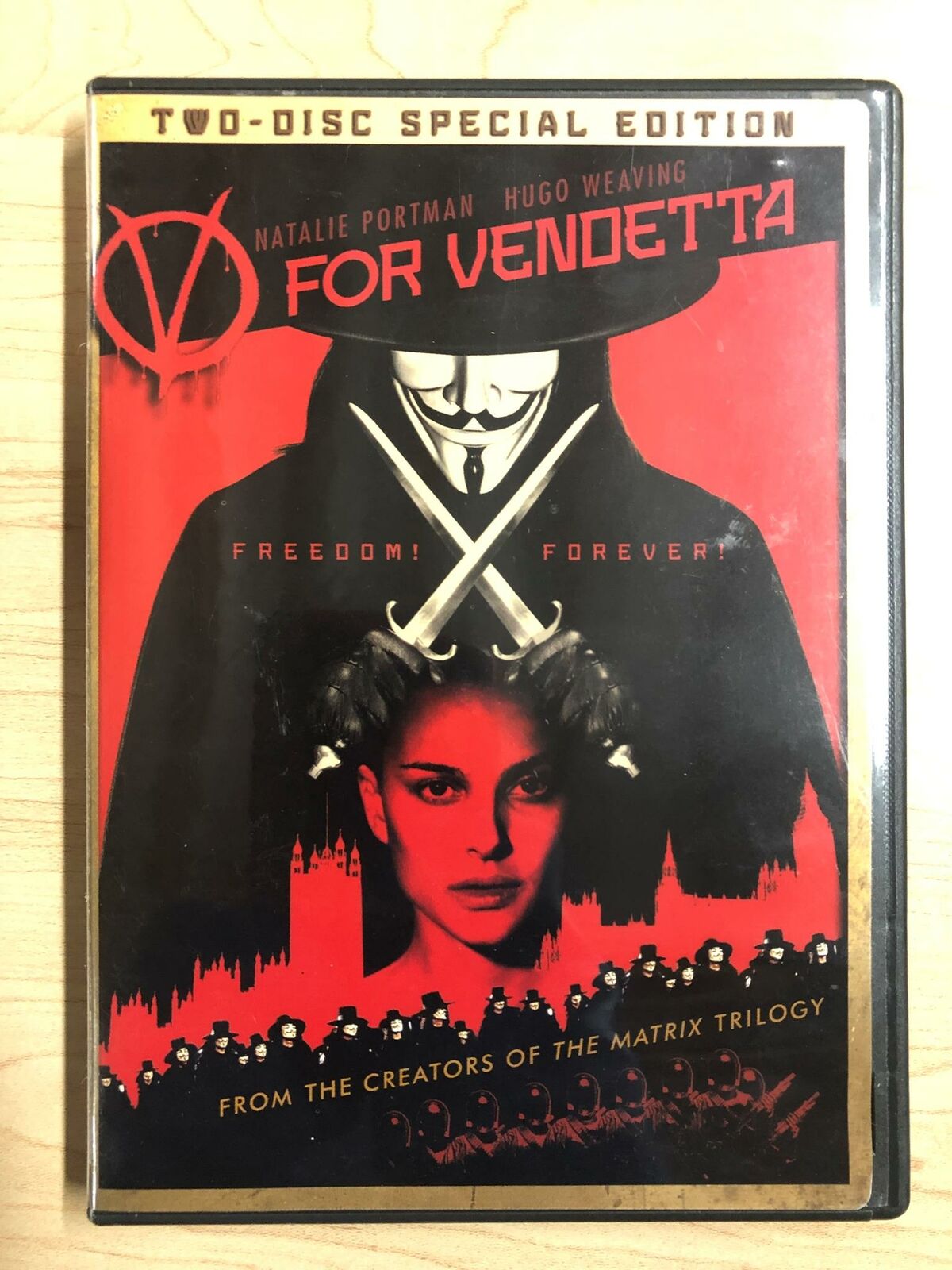 V for Vendetta (DVD, 2005, 2-disc Special Edition) - K10