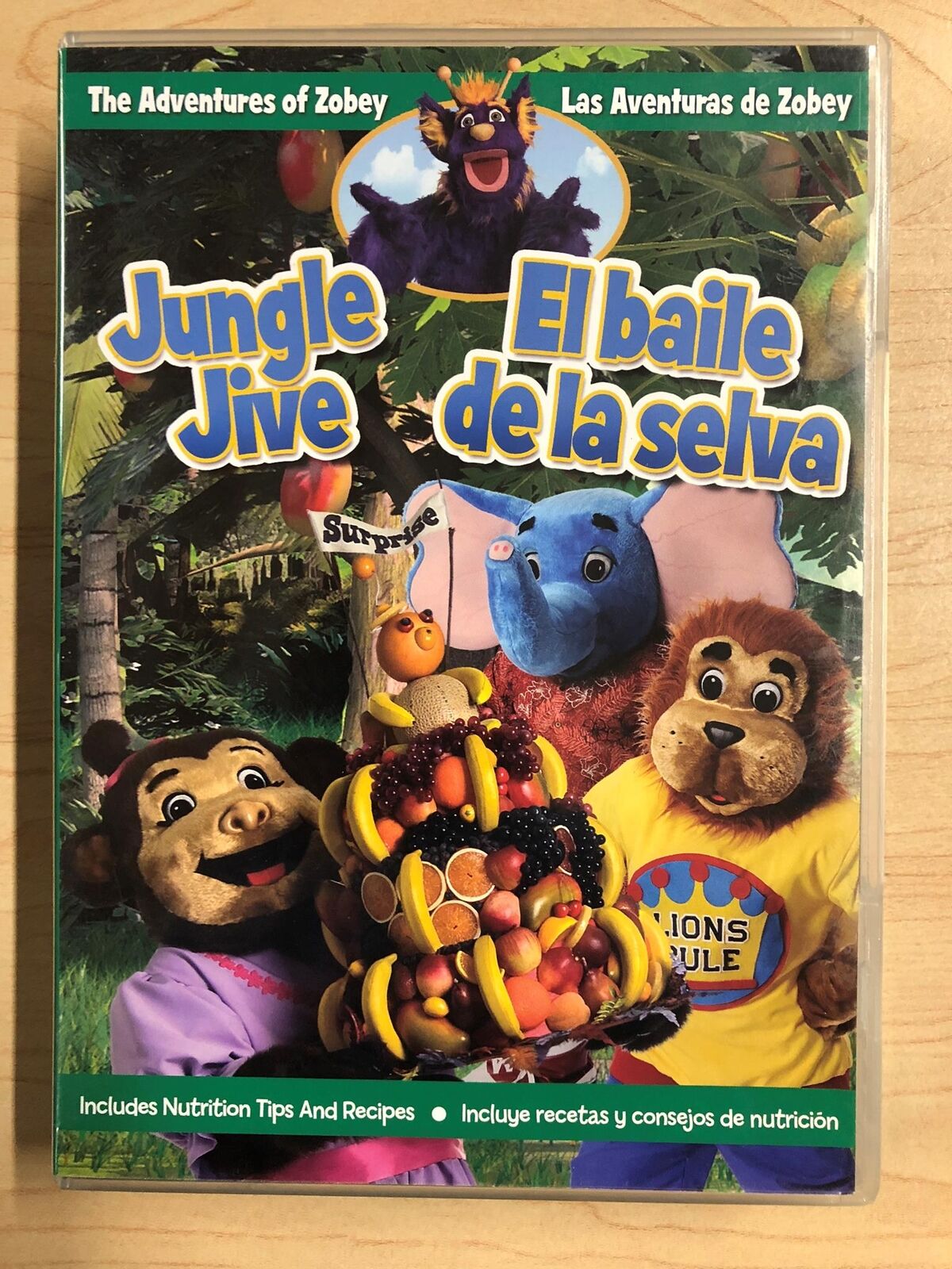 The Adventures of Zobey - Jungle Jive - El Baile de la Selva (DVD, 2010) - J1105