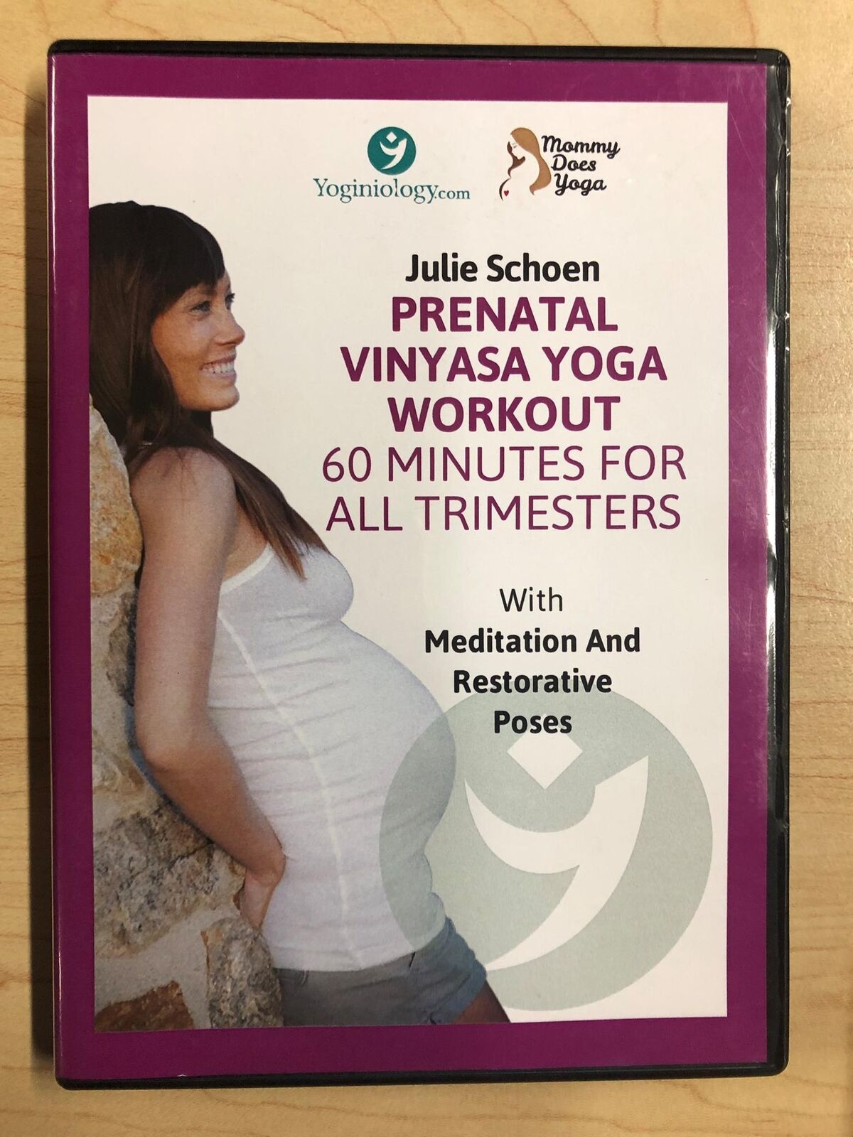 Prenatal Vinyasa Yoga Workout 60 Min for all Trimesters (DVD, exercise) - J0205