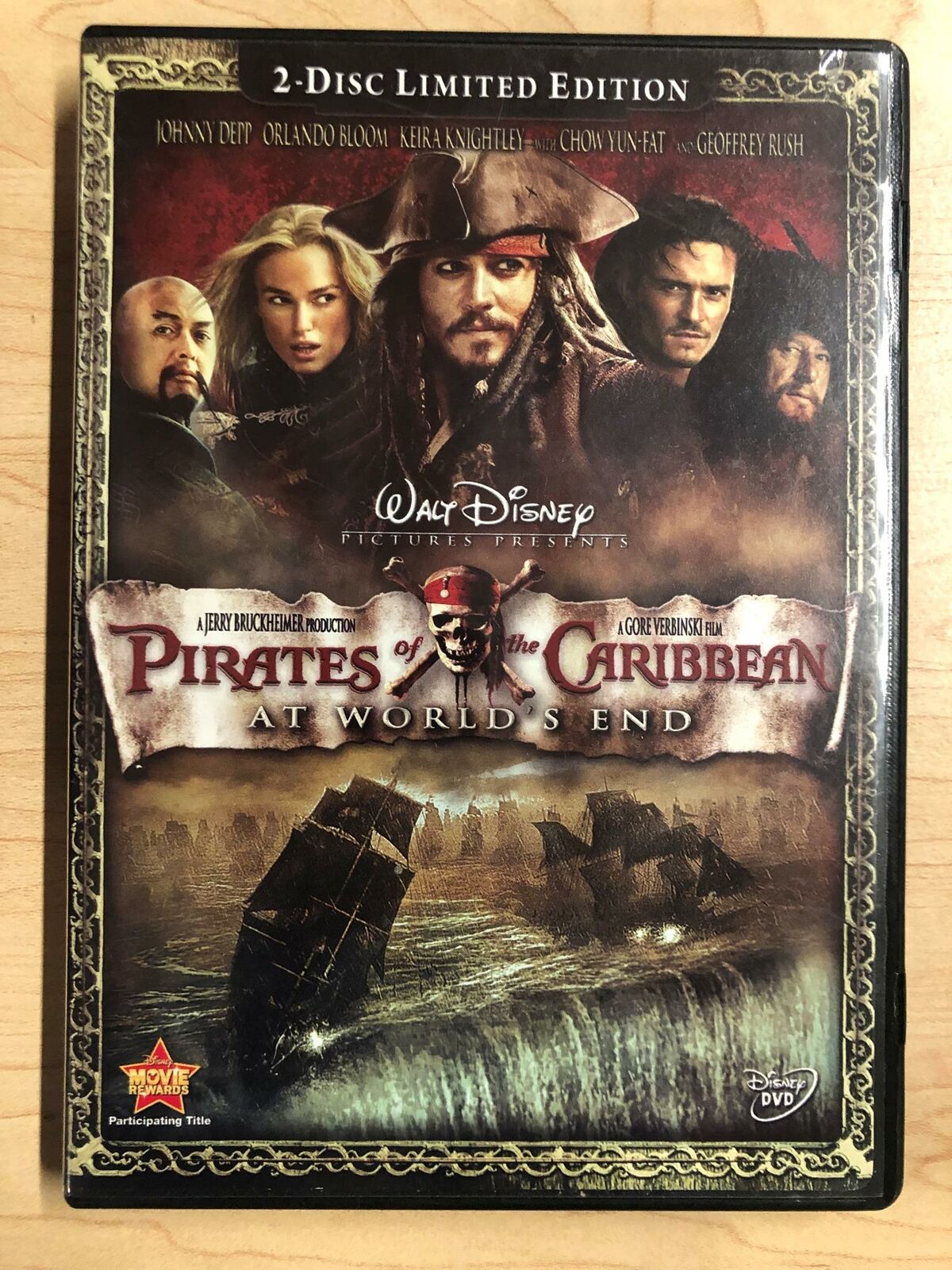 Pirates of the Caribbean At Worlds End (DVD, 2007, Disney) - K9