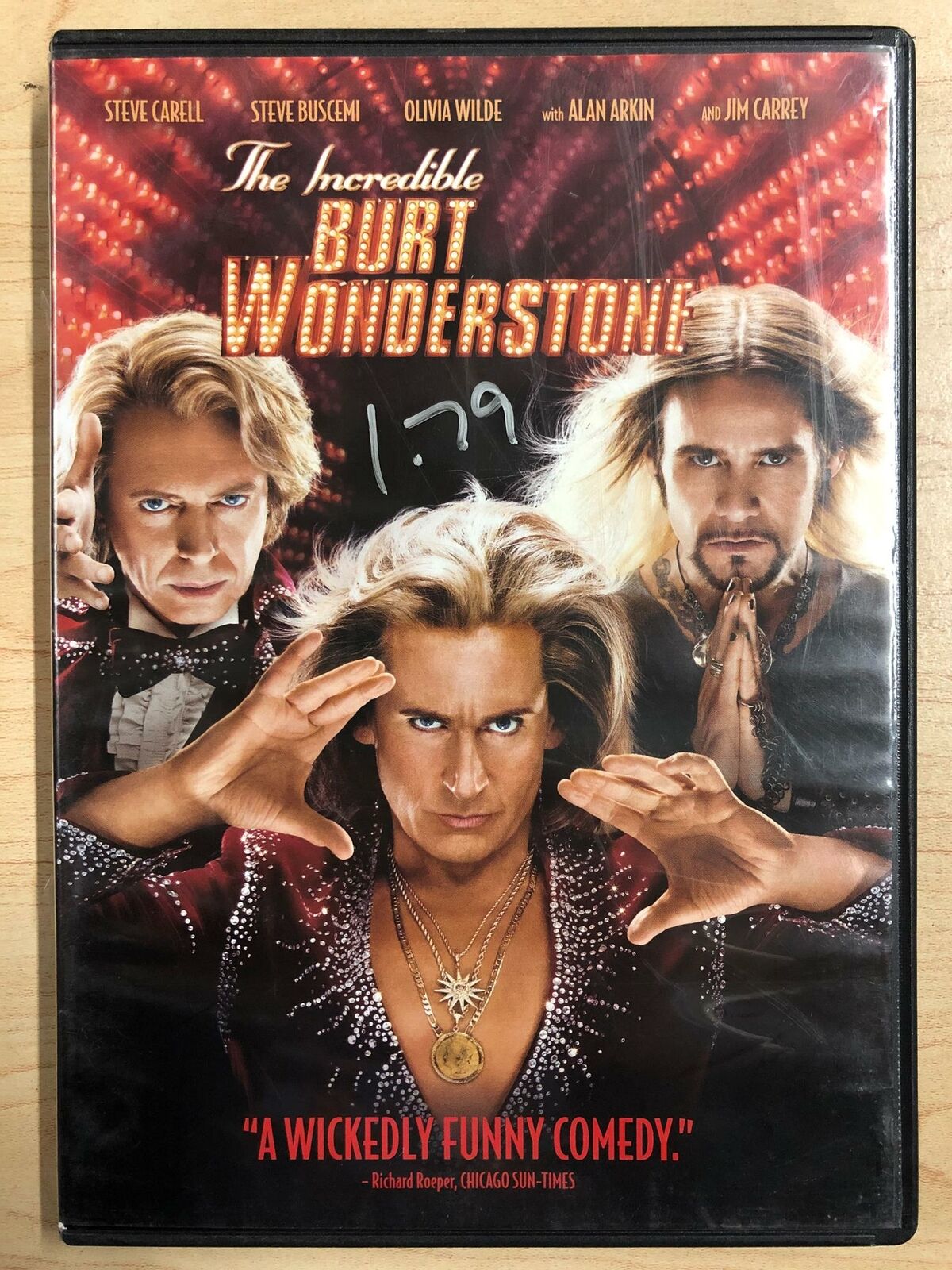 The Incredible Burt Wonderstone (DVD, 2013) - J0319