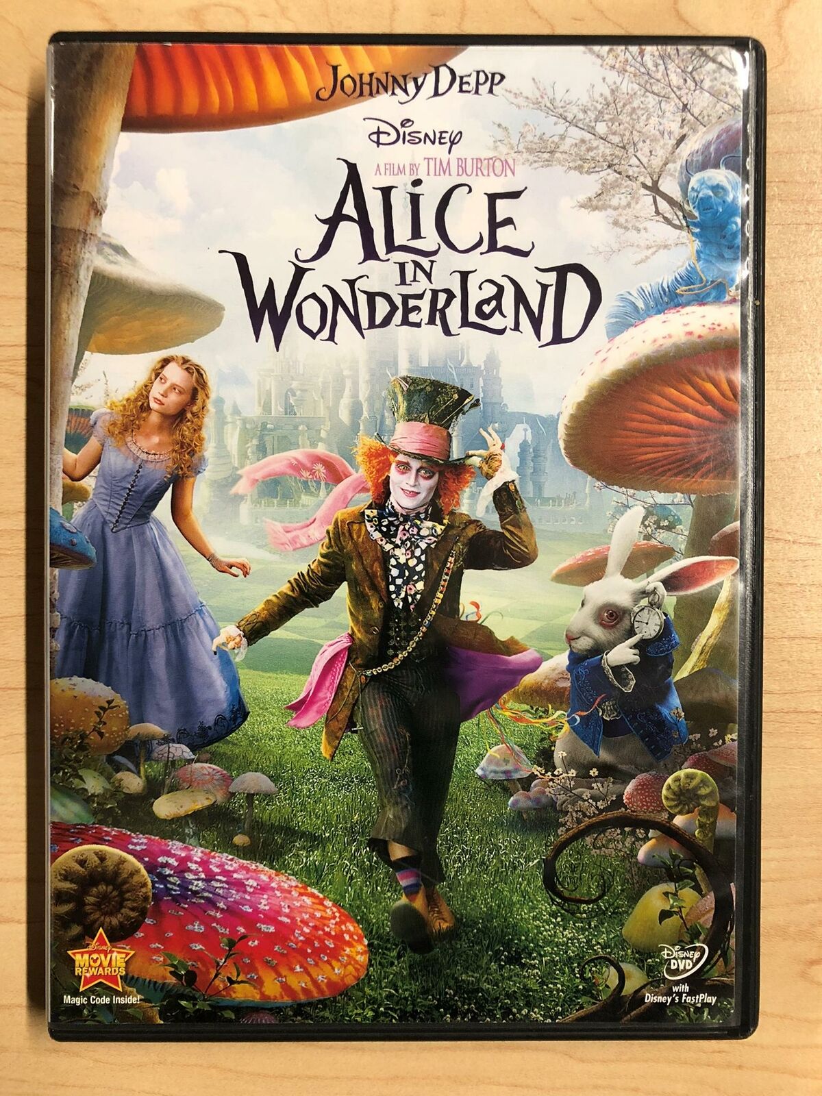 Alice in Wonderland (DVD, 2010, Disney) - L02