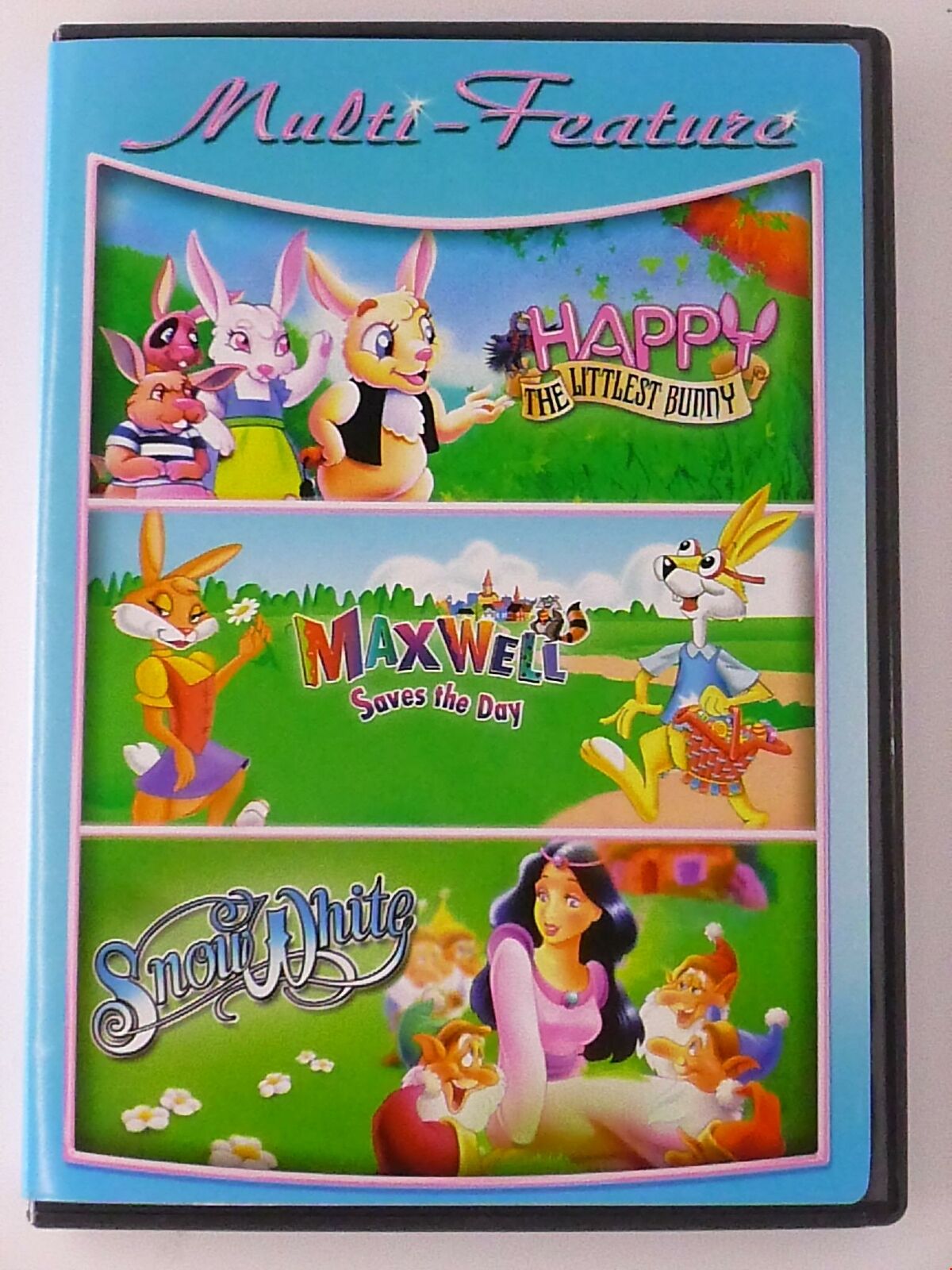 Happy the Littlest Bunny, Maxwell Saves the Day, Snow White (DVD, 3-film - H0516