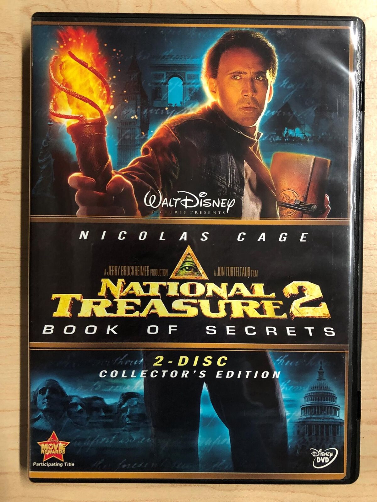 National Treasure 2 Book of Secrets (DVD, 2007, Disney) - L02