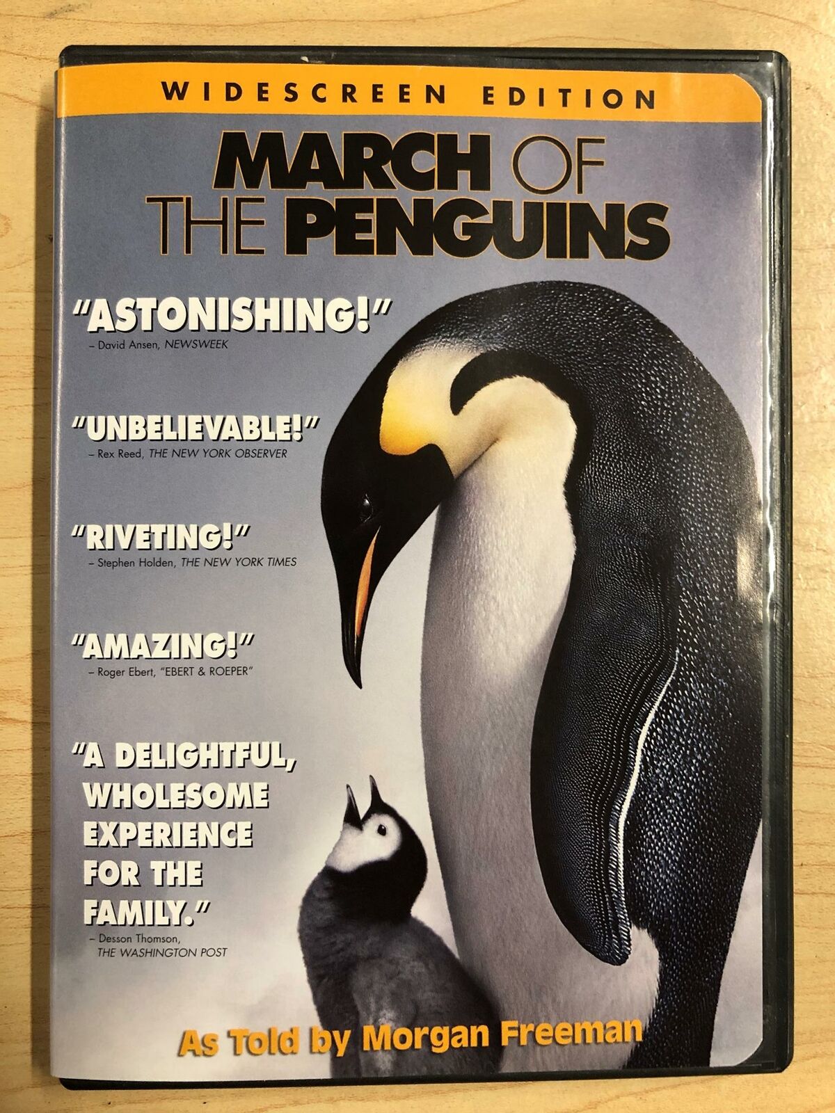 March of the Penguins (DVD, Widescreen, 2005) - J1231
