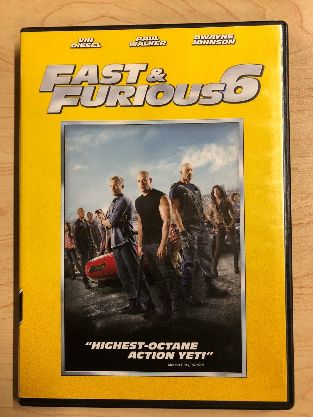 Fast and Furious 6 (DVD, 2013) - H1226