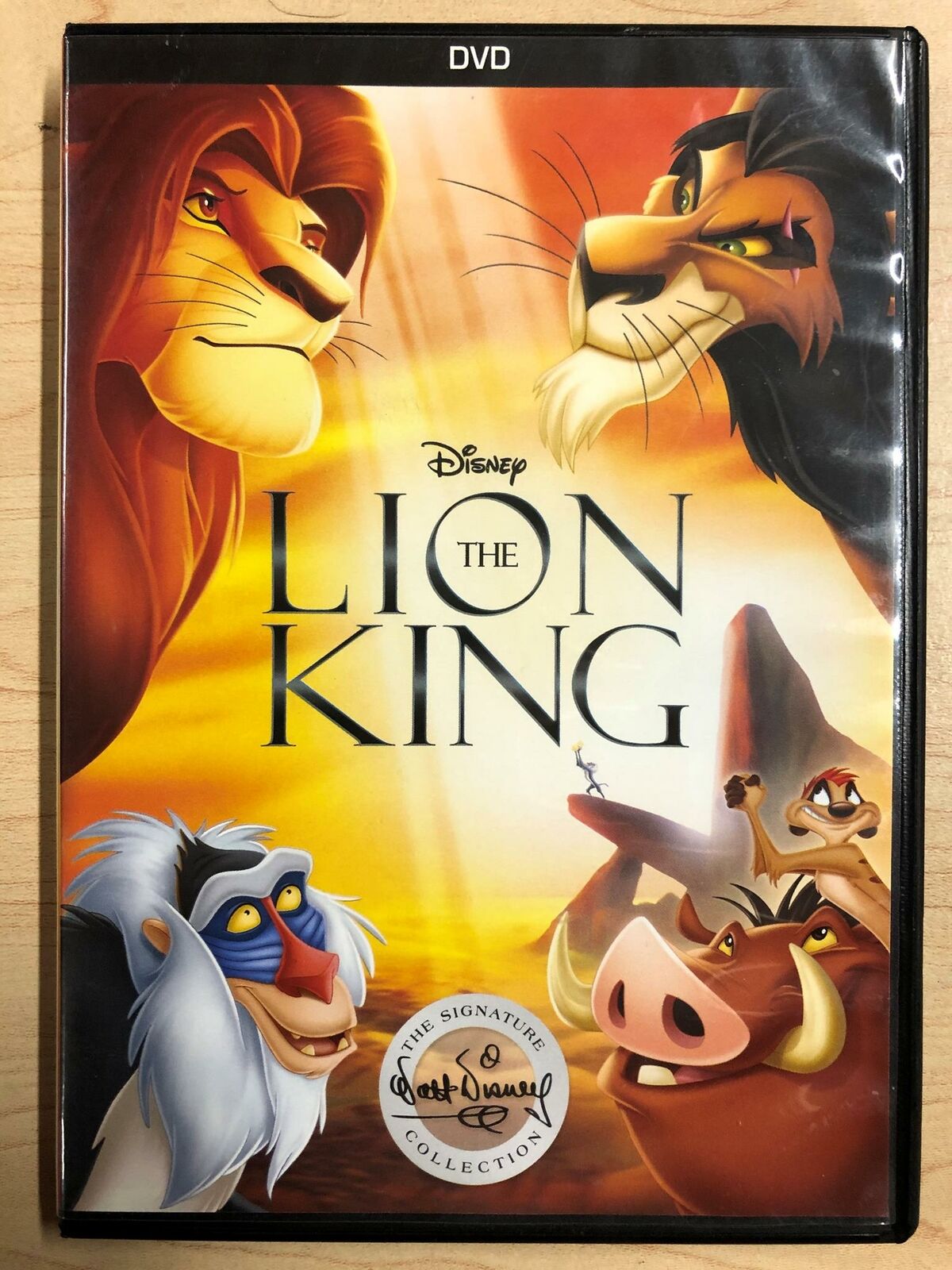 The Lion King (DVD, Disney, 1994, The Signature Collection) - K6