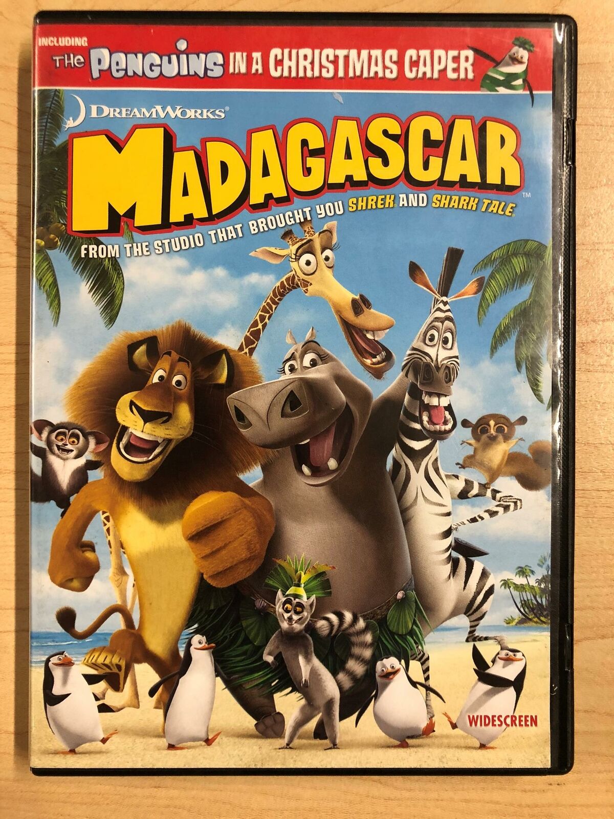 Madagascar (DVD, Widescreen, 2005) - K10