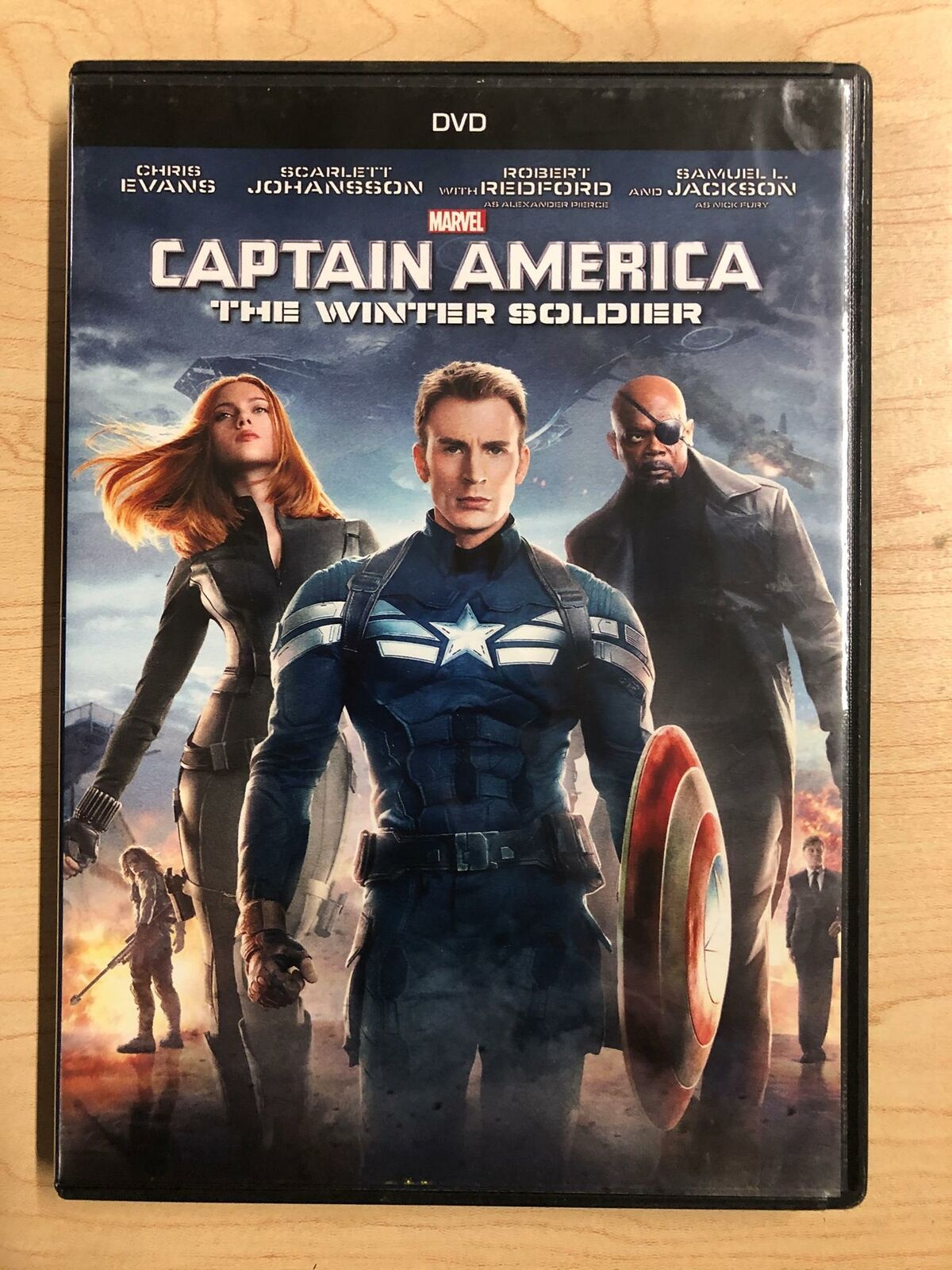 Captain America The Winter Soldier (DVD, Marvel, 2014) - L01