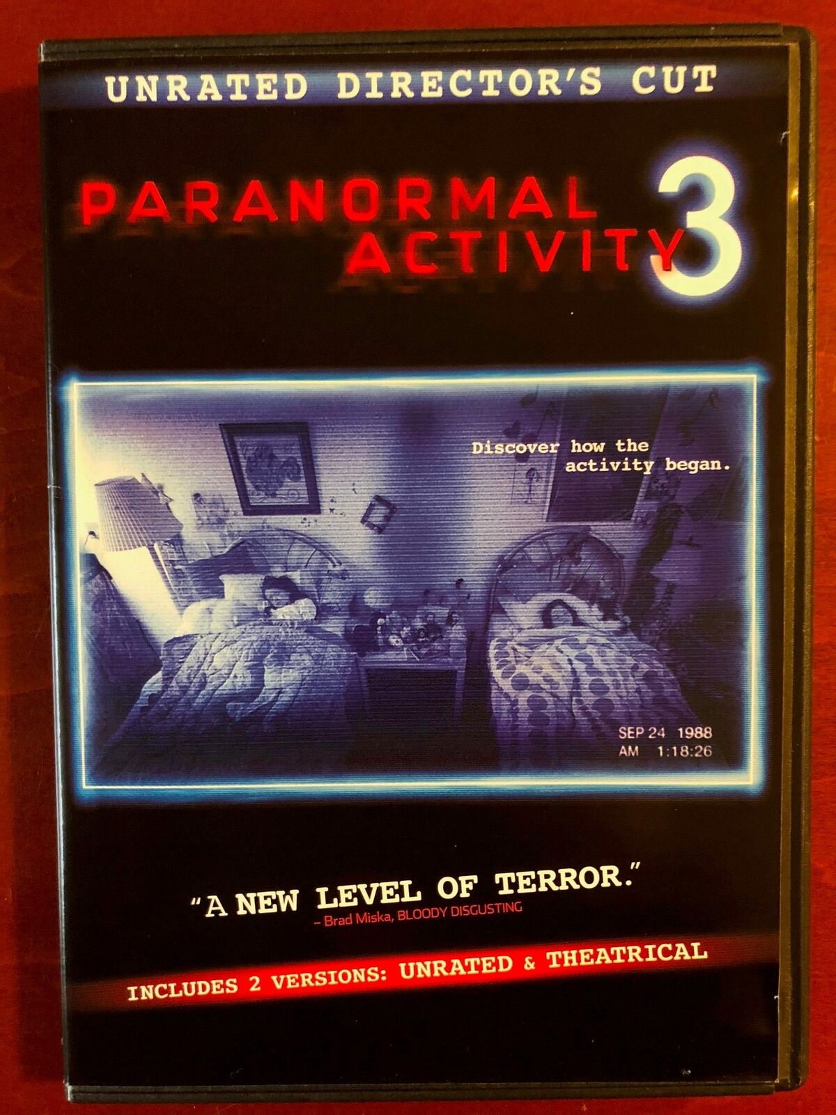 Paranormal Activity 3 (DVD, Unrated Directors Cut, 2011) - H1010