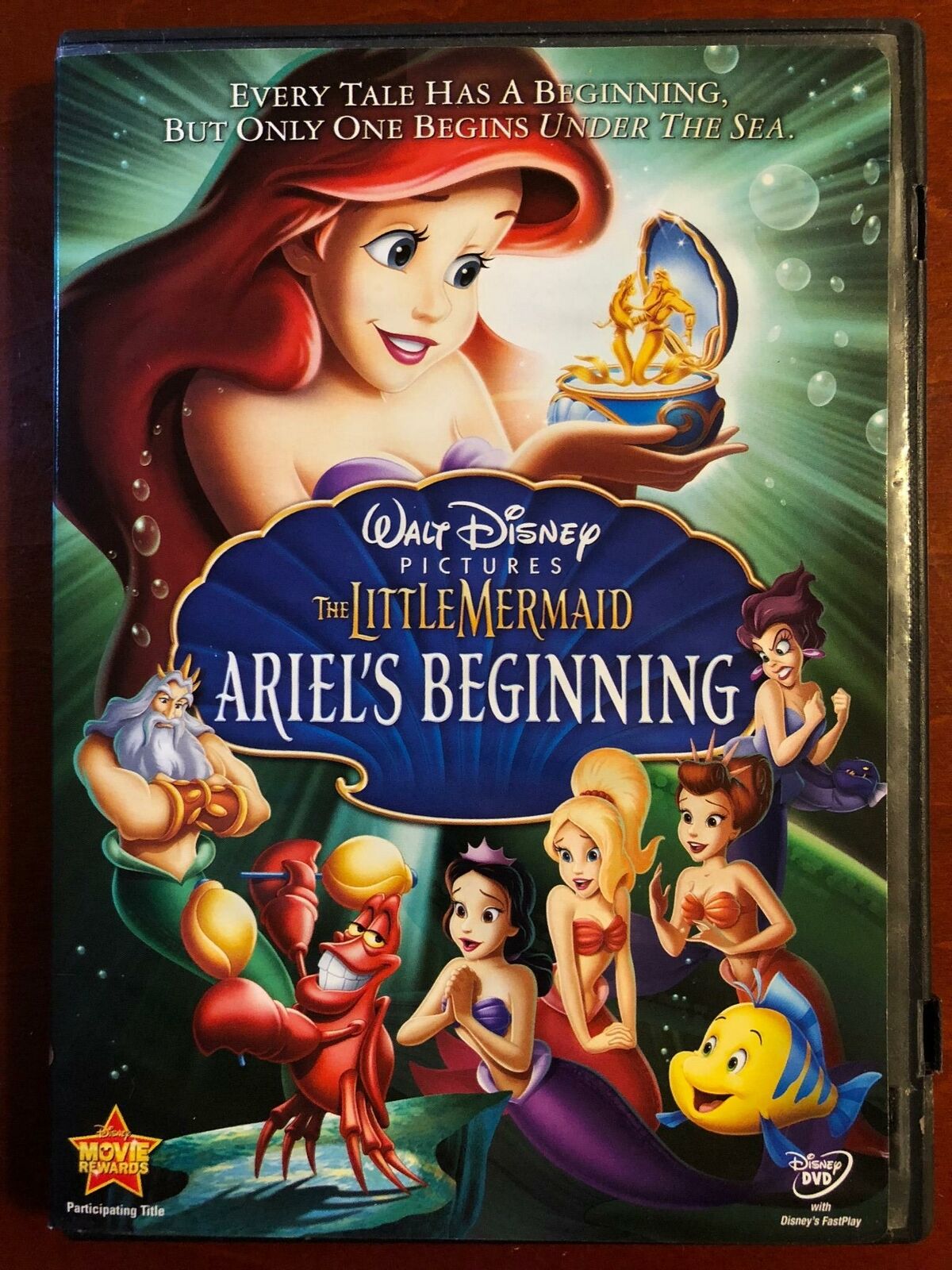 The Little Mermaid - Ariels Beginning (DVD, 2008, Disney) - K0107