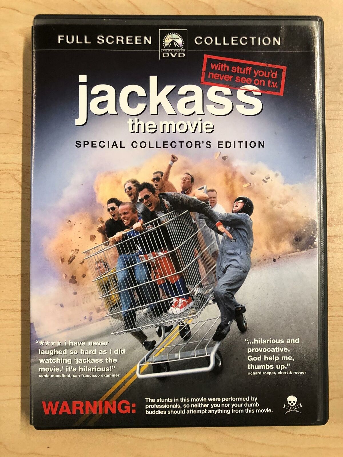 Jackass the Movie (DVD, Special Collectors Edition, Full Screen, 2002) - K0218