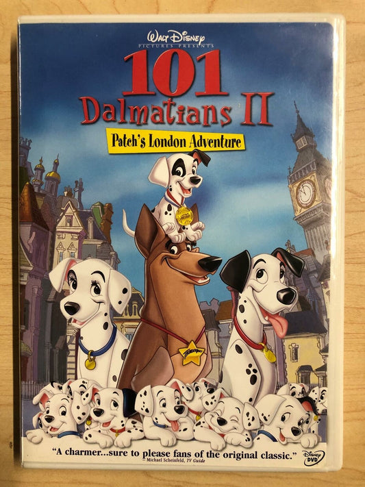 101 Dalmatians 2 Patchs London Adventure (DVD, 2002, Disney) - K10