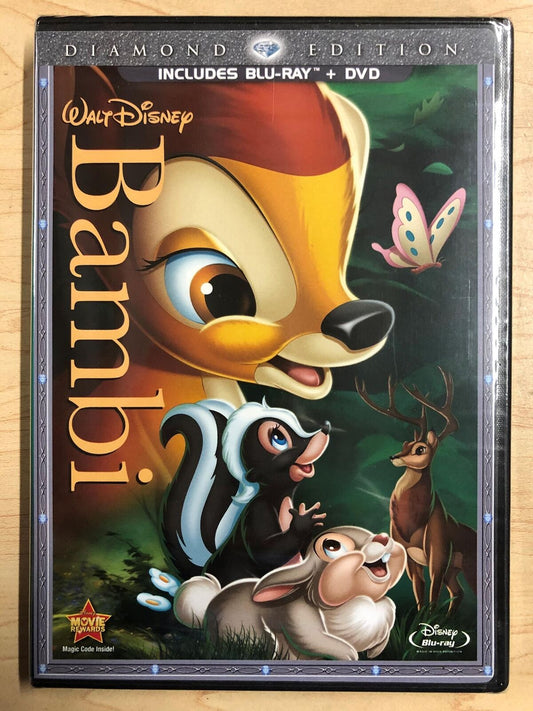Bambi (Blu-ray and DVD, Disney Diamond Edition, 1942) - J1231