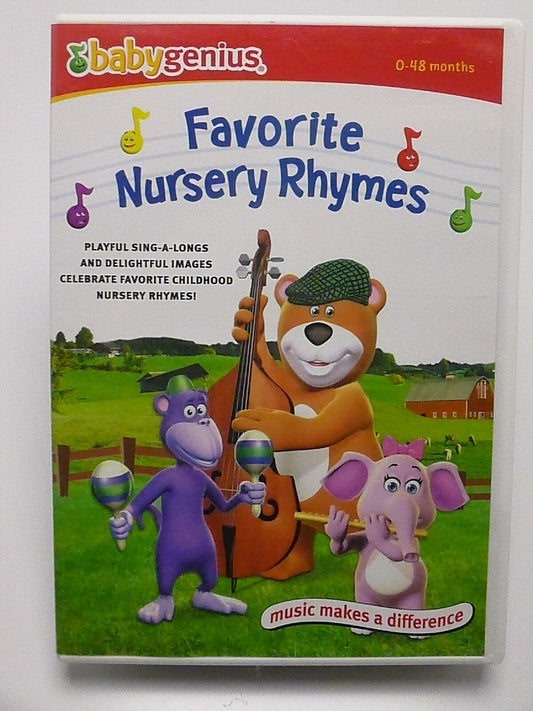 Baby Genius - Favorite Nursery Rhymes (DVD, 2006) - K9