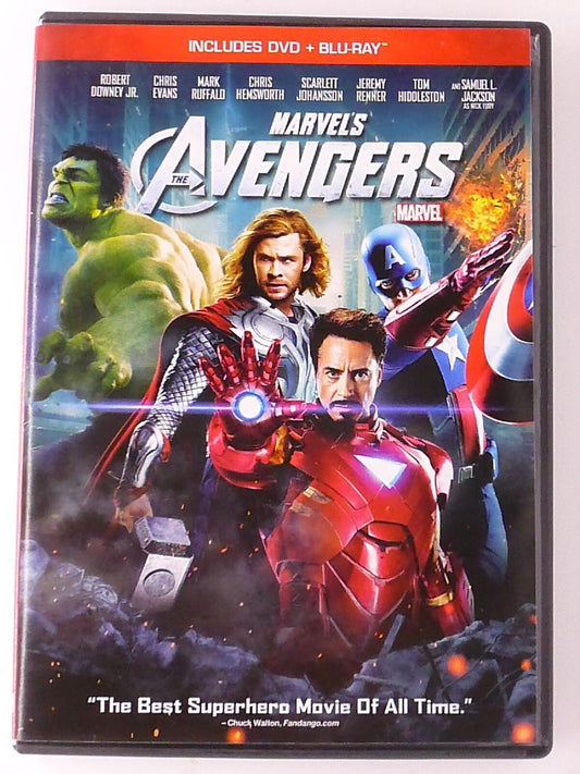 The Avengers (Blu-ray, DVD, 2012, Marvel) - J1231