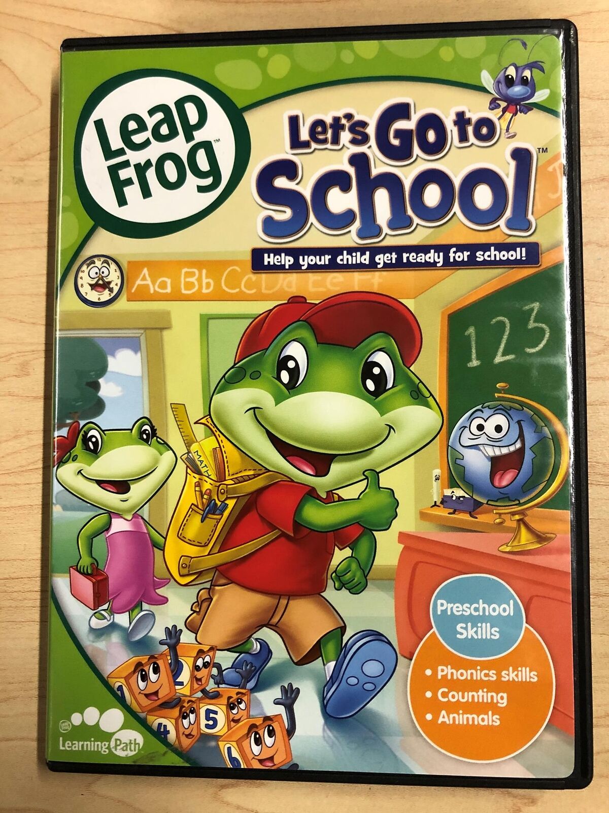 Leap Frog - Lets Go to School (DVD, 2009) - J1022