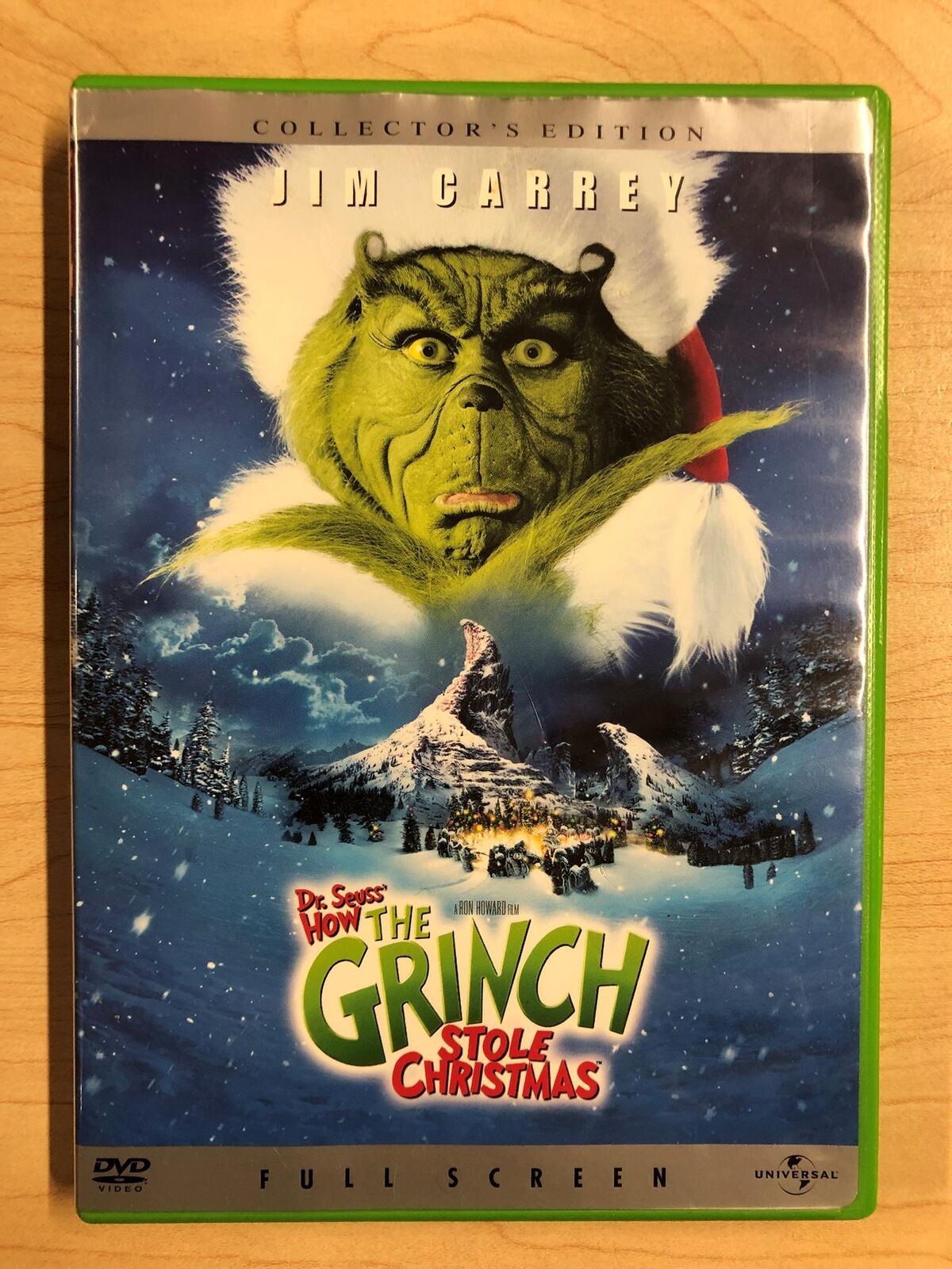 Dr Seuss How the Grinch Stole Christmas (DVD, Full Screen, 2000) - K8