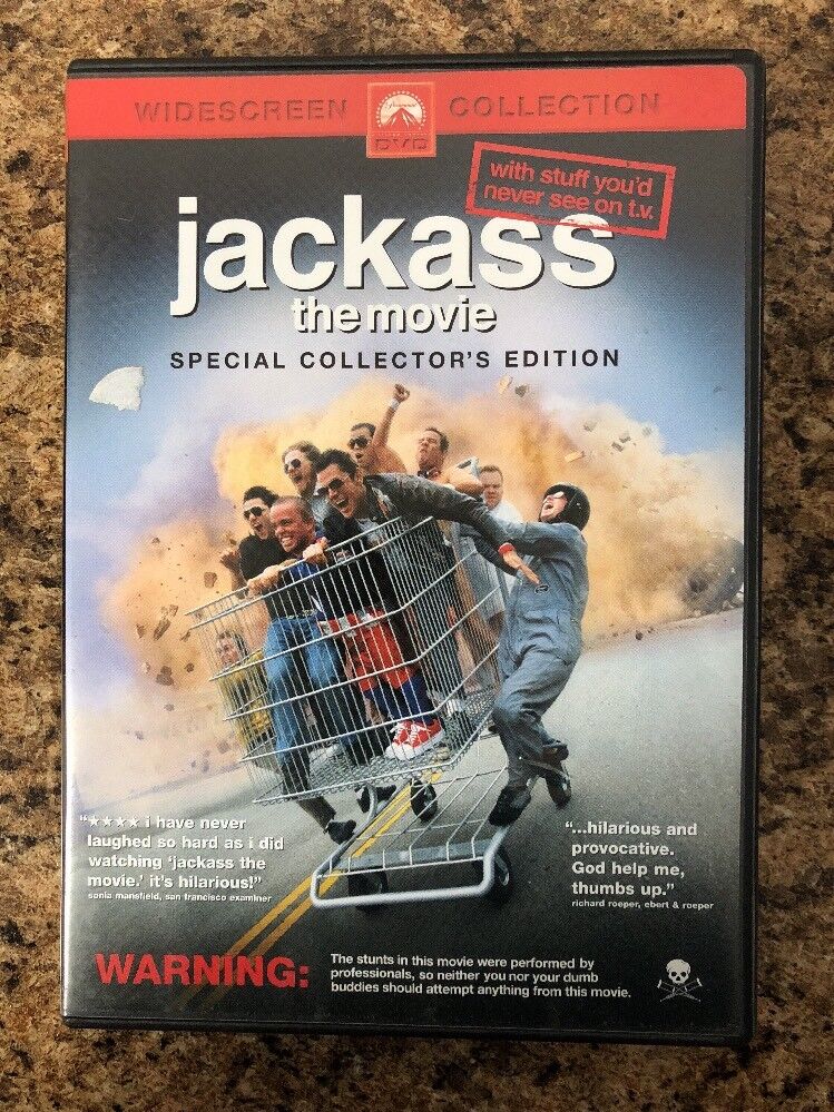 Jackass The Movie (DVD, 2003, Widescreen, Special collectors edition) - H0516