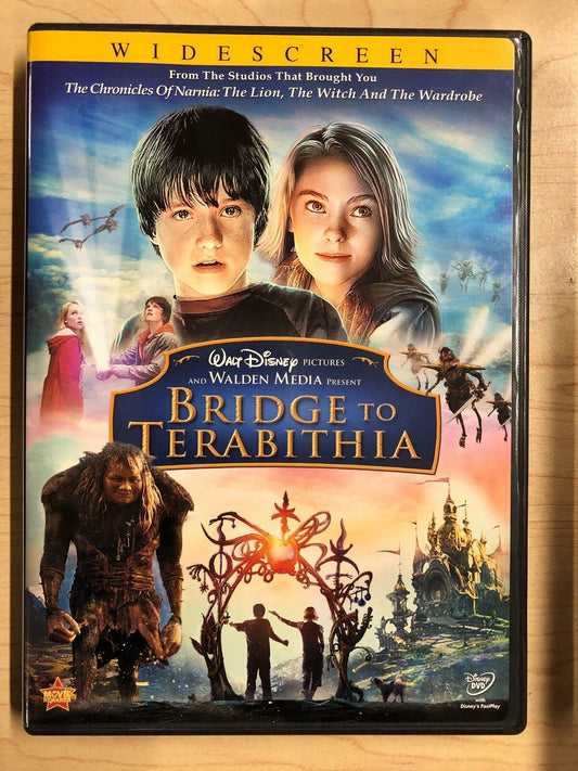 Bridge to Terabithia (DVD, 2007, Widescreen, Disney) - K9