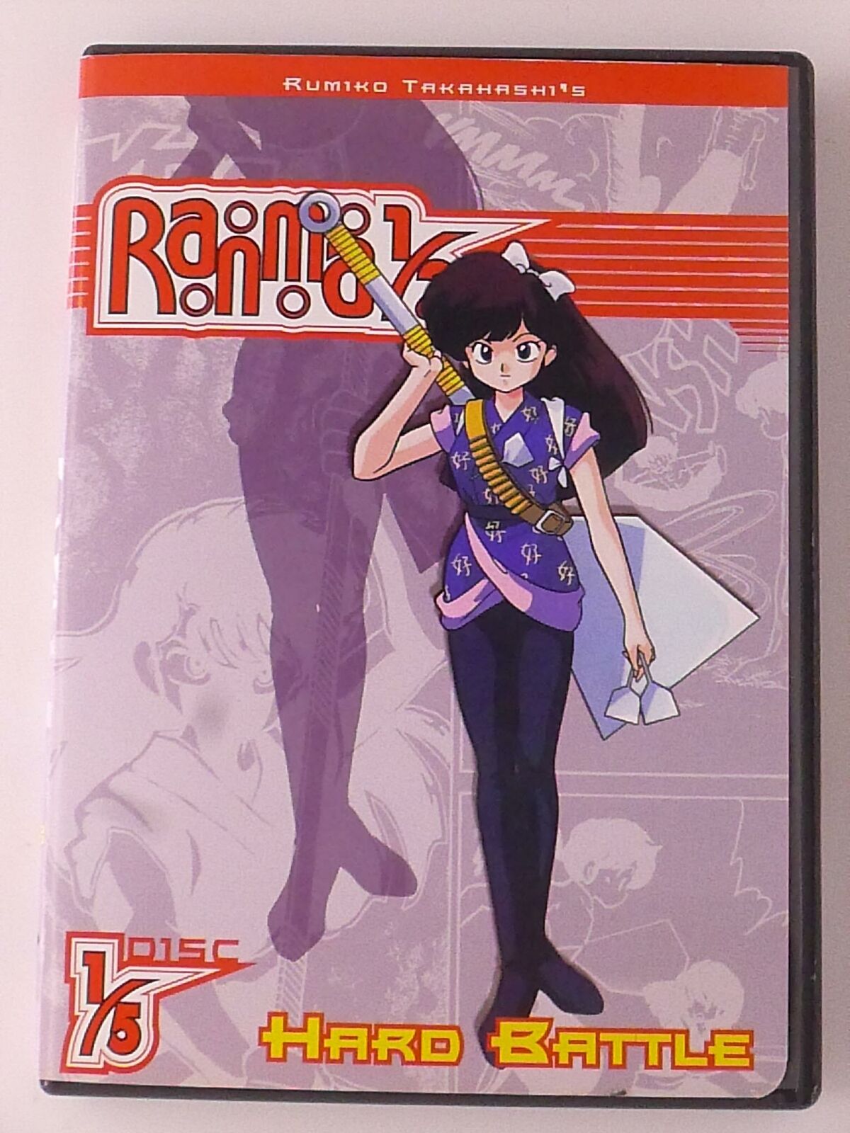 Ranma 1/2 - Hard Battle - DISC 1 ONLY (DVD, Episodes 1-5) - H0110