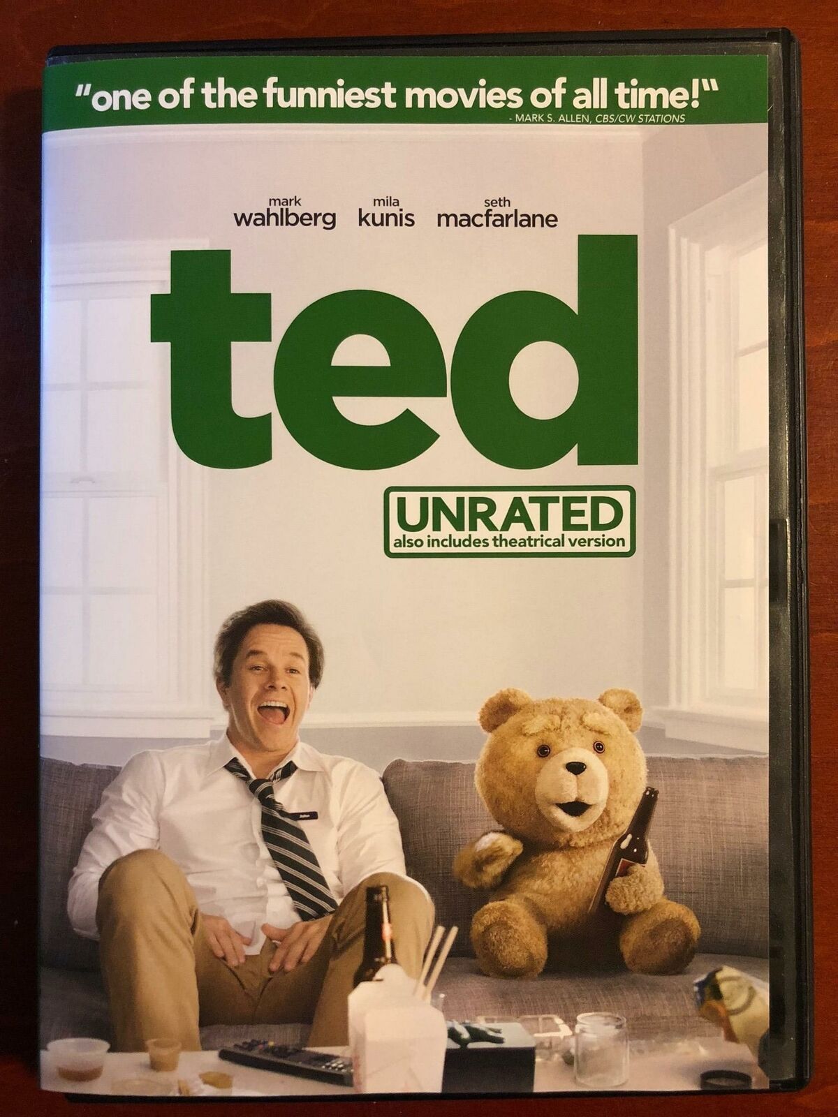 Ted (DVD, 2012, unrated) - J0917