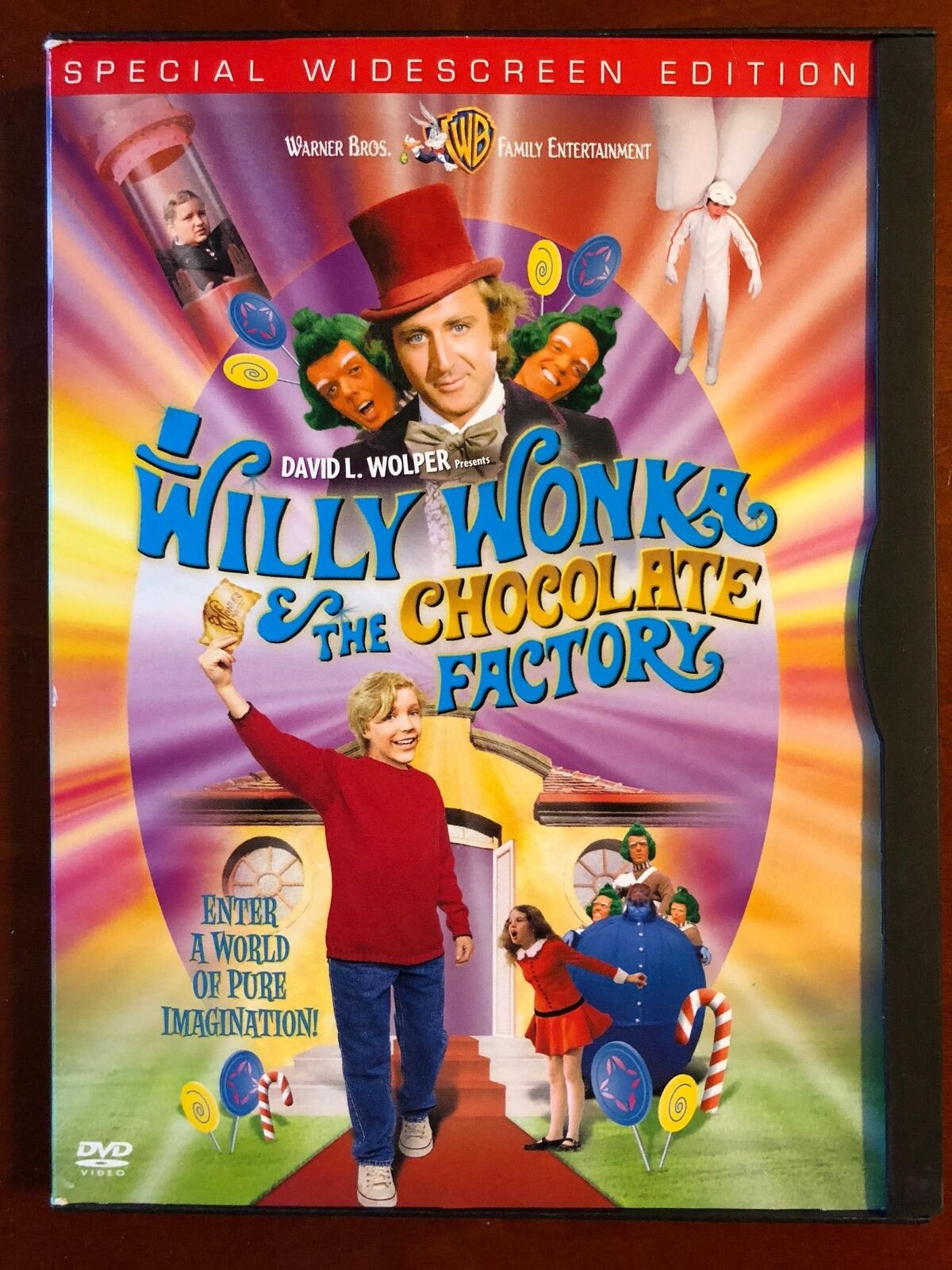 Willy Wonka and the Chocolate Factory (DVD, 1971, Widescreen) - K7