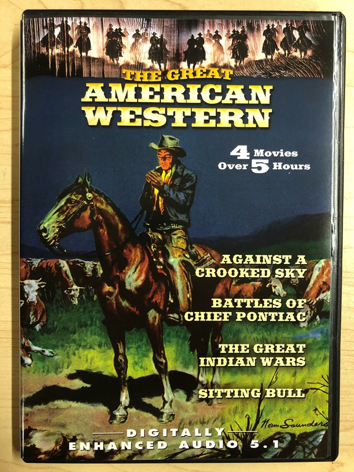 Against a Crooked Sky, Battles of Chief Pontiac, Sitting.. (DVD, 4-film) - K0428