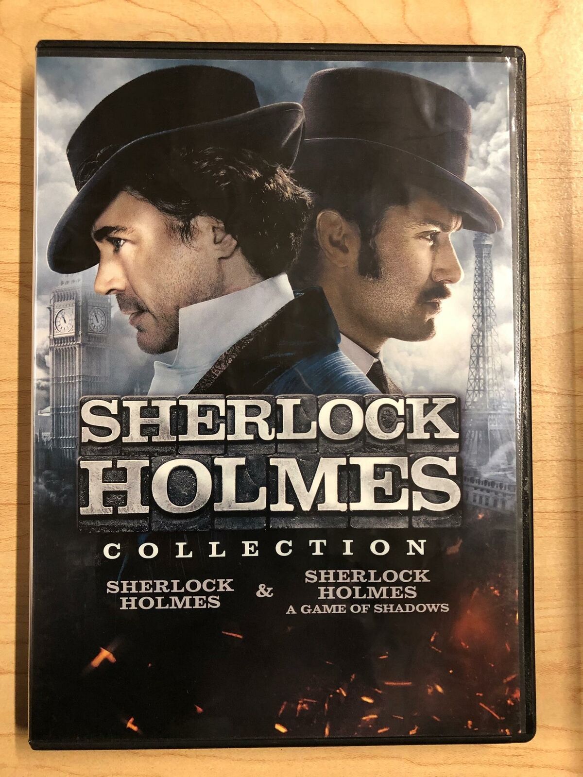 Sherlock Holmes and Sherlock Holmes A Game of Shadows (DVD, 2-film) - K6